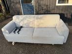 Grijze 2,5-zits stoffenbank, Huis en Inrichting, Ophalen, Gebruikt, Driepersoons, 75 tot 100 cm