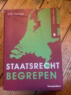Staatsrecht begrepen, Boeken, Studieboeken en Cursussen, Heringa, Zo goed als nieuw, Beta, HBO