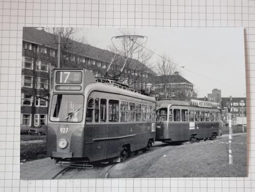 Foto TRAM GVB Amsterdam 927 Surinameplein, Verzamelen, Spoorwegen en Tramwegen, Gebruikt, Tram, Overige typen, Verzenden