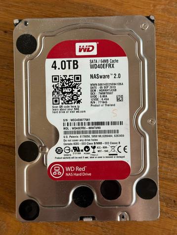 WD Red 4.0TB NAS HDD laatste beschikbaar voor biedingen