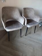 Industriële eetkamerstoelen velvet velours stof 8 stuks, Huis en Inrichting, Stoelen, Ophalen of Verzenden, Zo goed als nieuw