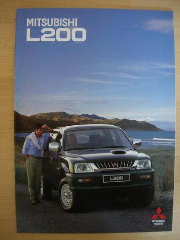 Mitsubishi L200 Pick-Up Brochure 1998 – Pickup L-200 beschikbaar voor biedingen