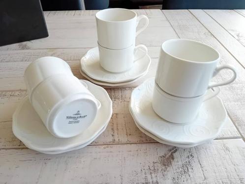 Villeroy & Boch La Scala White., Huis en Inrichting, Keuken | Servies, Zo goed als nieuw, Kop(pen) en/of Schotel(s), Overige stijlen