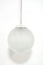 Vintage bollampen kristalglas hanglamp lamp jaren 60, Ophalen of Verzenden, Gebruikt