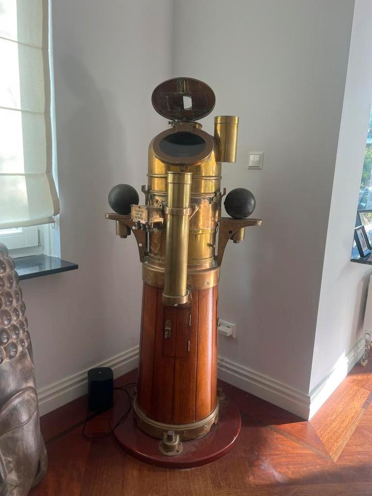 Antiek Scheepskompas op Standaard, Antiek en Kunst, Antiek | Overige Antiek, Ophalen