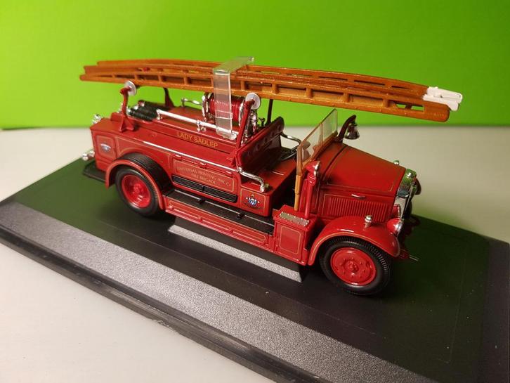 Signature - 1934 Leyland FK-1 Fire Engine [rood] 1/43 MIB, Hobby en Vrije tijd, Modelauto's | 1:43, Nieuw, Bus of Vrachtwagen