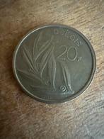 Belgische 20 frank munt 1981, Ophalen, Metaal, Losse munt