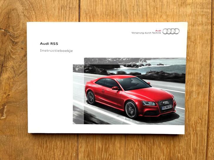 Audi RS5 Coupé NL instructieboekje handleiding origineel, Auto diversen, Handleidingen en Instructieboekjes, Ophalen of Verzenden