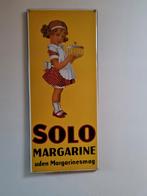 Solo emaille bord, Ophalen of Verzenden, Zo goed als nieuw, Reclamebord