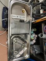 Wasbak een 3 pits gasstel., Caravans en Kamperen, Camper-accessoires, Ophalen, Gebruikt