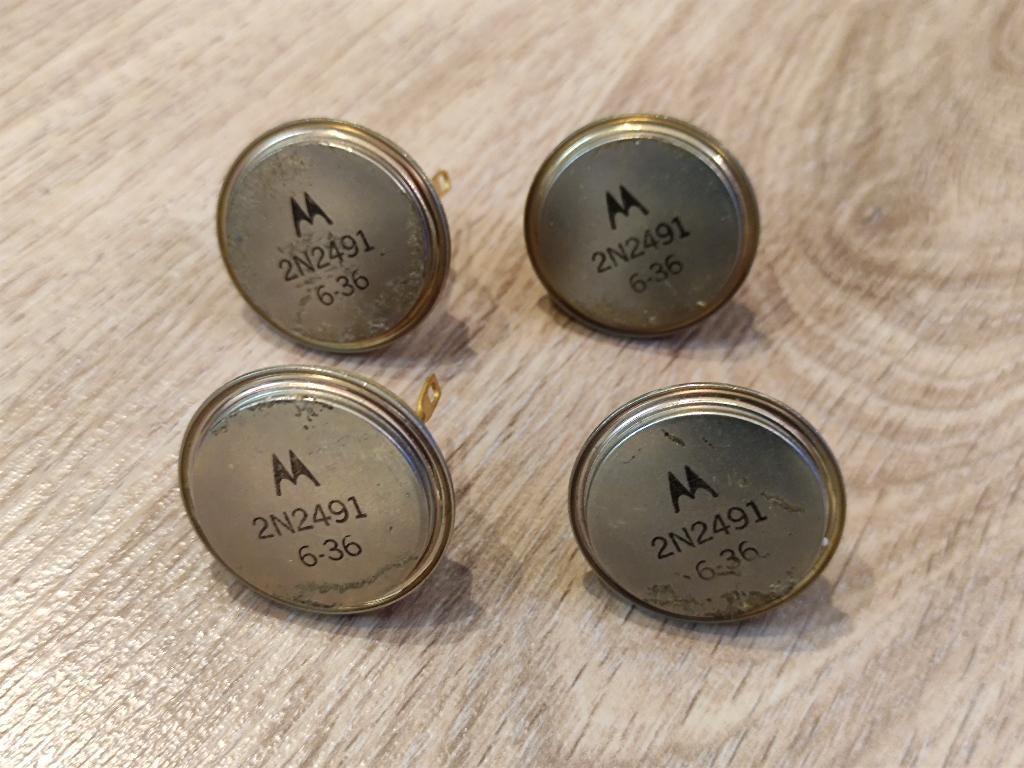 2N2491 4 stuks nieuw TRANSISTOR PNP GERMANIUM, Ophalen of Verzenden, Nieuw
