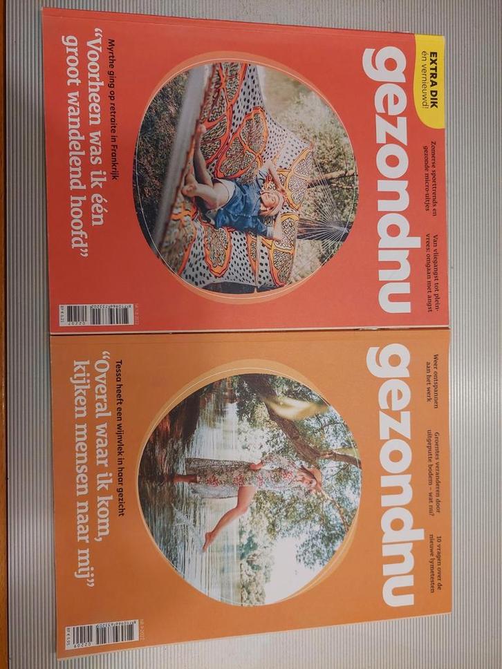 Gezondnu tijdschriften - 2 stuks, Boeken, Tijdschriften en Kranten, Zo goed als nieuw, Lichaam en Geest, Ophalen of Verzenden