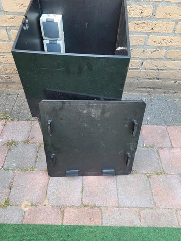 Stroomkastje zwart kunstof beschikbaar voor biedingen
