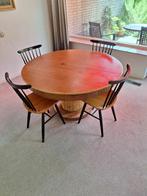 Ronde eettafel met uitklapbaar middenstuk, Ophalen, Gebruikt, Rond, Vijf personen of meer