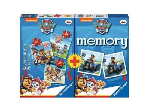 Ravensburger: Paw Patrol Memory + Puzzel NIEUW, Hobby en Vrije tijd, Gezelschapsspellen | Overige, Nieuw, Ophalen of Verzenden