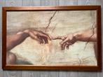 Schilderij (hout) Michelangelo De schepping van Adam, Ophalen