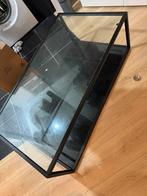 Mooie salontafel gratis af te halen zwart glas, Minder dan 50 cm, Rechthoekig, 50 tot 100 cm, Ophalen of Verzenden