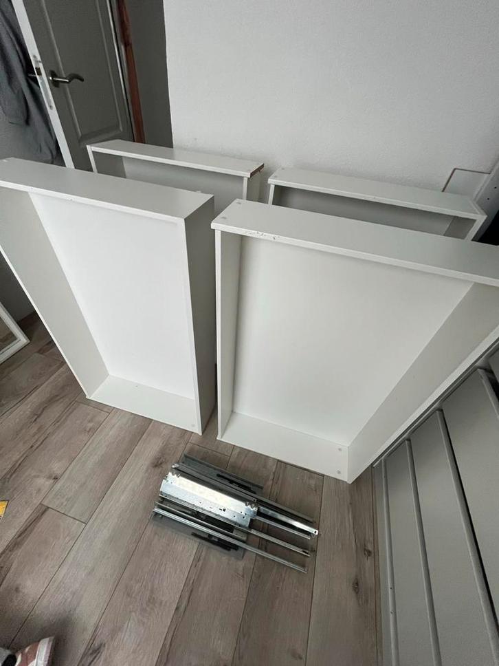 4 Witte Pax lades  100x58 cm - Ikea, Huis en Inrichting, Kasten | Kledingkasten, Gebruikt, Minder dan 100 cm, 100 tot 150 cm, 50 tot 75 cm