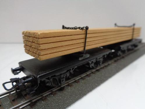 Marklin 4512 Langhoutwagen DB. (H0), Hobby en Vrije tijd, Modeltreinen | H0, Gebruikt, Wagon, Wisselstroom, Märklin, Ophalen of Verzenden