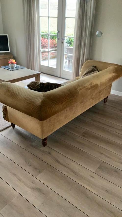 Mooie 3 zits bank te koop met bijpassende hockers, Huis en Inrichting, Banken | Sofa's en Chaises Longues, Gebruikt, 75 tot 100 cm