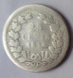 Willem II 25 Cent 1848 Zilver, Verzenden, Zilver, 25 cent, Losse munt
