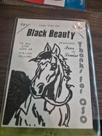 Vintage QSL Kaart - Black Beauty, Ophalen of Verzenden, Gebruikt