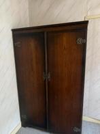 Authentieke houten kast, Ophalen, Gebruikt, 100 tot 150 cm, Eikenhout