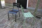 Nieuwe trendy tuinstoelen terrasstoel aluminium zwart pastel