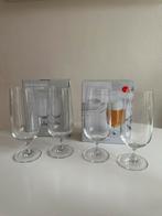 Vier Gusta kristallen bierglazen - Nieuw in doos, Ophalen of Verzenden, Nieuw