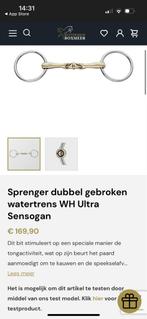 Sprenger dubbel gebroken watertrens bit, Ophalen of Verzenden, Dressuur