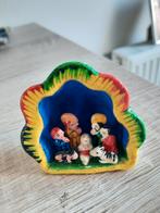 Mini Kerststal keramiek 5 cm. Kan ook in de boom., Diversen, Kerst, Ophalen of Verzenden
