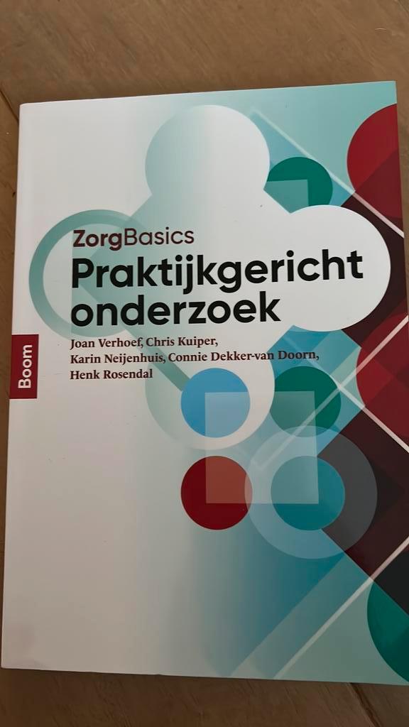 Chris Kuiper - Zorgbasics praktijkgericht onderzoek, Boeken, Gezondheid, Dieet en Voeding, Zo goed als nieuw, Ophalen of Verzenden