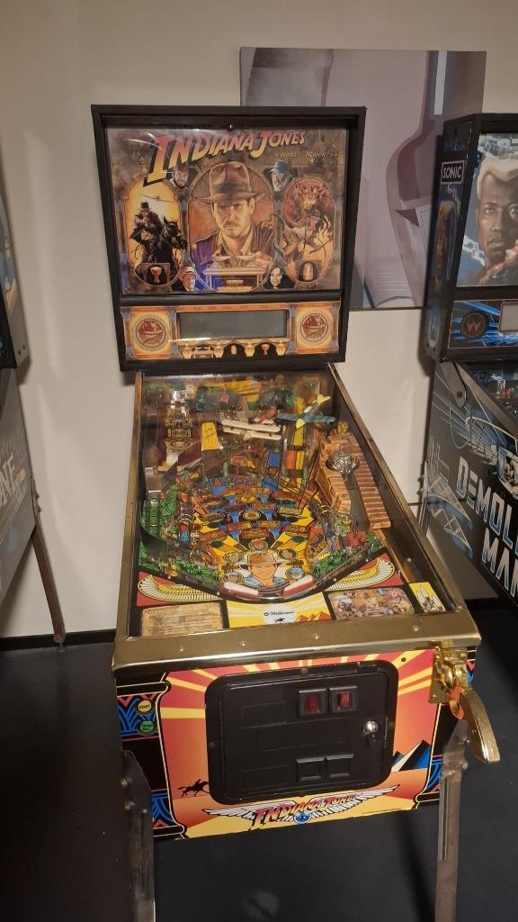 Flipperkast Indiana Jones (Williams), Verzamelen, Automaten | Flipperkasten, Zo goed als nieuw, Dot-matrix, Flipperkast, Williams