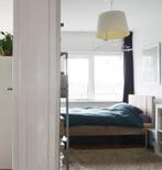 Bed van steigerhout 1 persoon, Kinderen en Baby's, Kinderkamer | Bedden, Ophalen, 85 tot 100 cm, Zo goed als nieuw, Lattenbodem