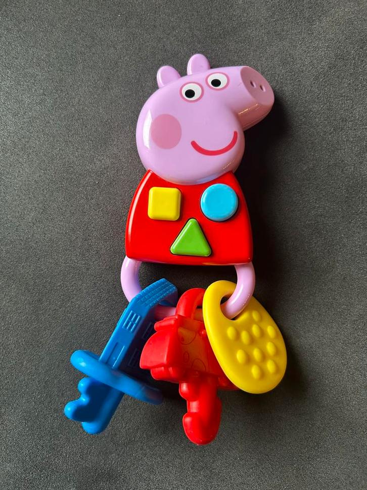 Peppa Pig kindersleutels, Kinderen en Baby's, Speelgoed | Babyspeelgoed, Gebruikt, Overige typen, Met geluid, Ophalen