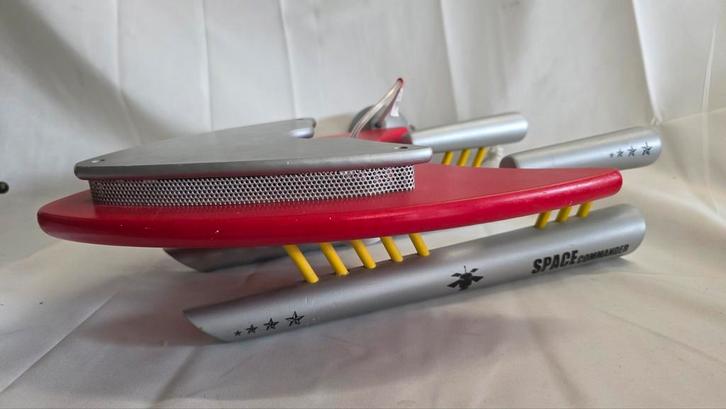 Retro Space Age hanglamp “Space Commander” raket, Huis en Inrichting, Lampen | Hanglampen, Zo goed als nieuw, Minder dan 50 cm