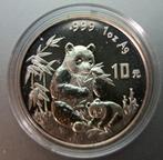 China, Panda 1996 - 1 Oz. puur zilver, Ophalen of Verzenden, Oost-Azië, Losse munt, Zilver