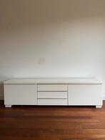 TV-meubel Ikea Besta Burs 1.80 wit/creme, Huis en Inrichting, Kasten | Televisiemeubels, Ophalen, Overige materialen, Gebruikt