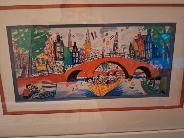 PRACHTIGE SCHILDERIJEN VAN GUUS VAN ECK, Antiek en Kunst, Kunst | Schilderijen | Modern, Ophalen of Verzenden