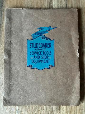 1928 Studebaker Service Tool en Shop Equiment brochure beschikbaar voor biedingen