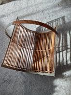 Lectuurmand metaal/ bamboe, Huis en Inrichting, Ophalen, Zo goed als nieuw