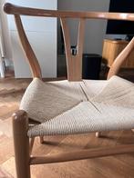 Wishbone style chairs, Huis en Inrichting, Grijs, Vier, Ophalen of Verzenden, Zo goed als nieuw