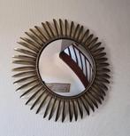 Zonnespiegel, sunburst convex mirror, messing, dia. 51 cm, Antiek en Kunst, Antiek | Spiegels, Ophalen of Verzenden, Rond, 50 tot 100 cm