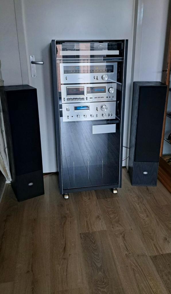 Vintage Toren Pioneer Stereo Set met Speakers Blue Line, Audio, Tv en Foto, Stereo-sets, Zo goed als nieuw, Cassettedeck, Tuner of Radio