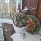 Oude Brocante Kroon met Franse Lelie, Ophalen of Verzenden