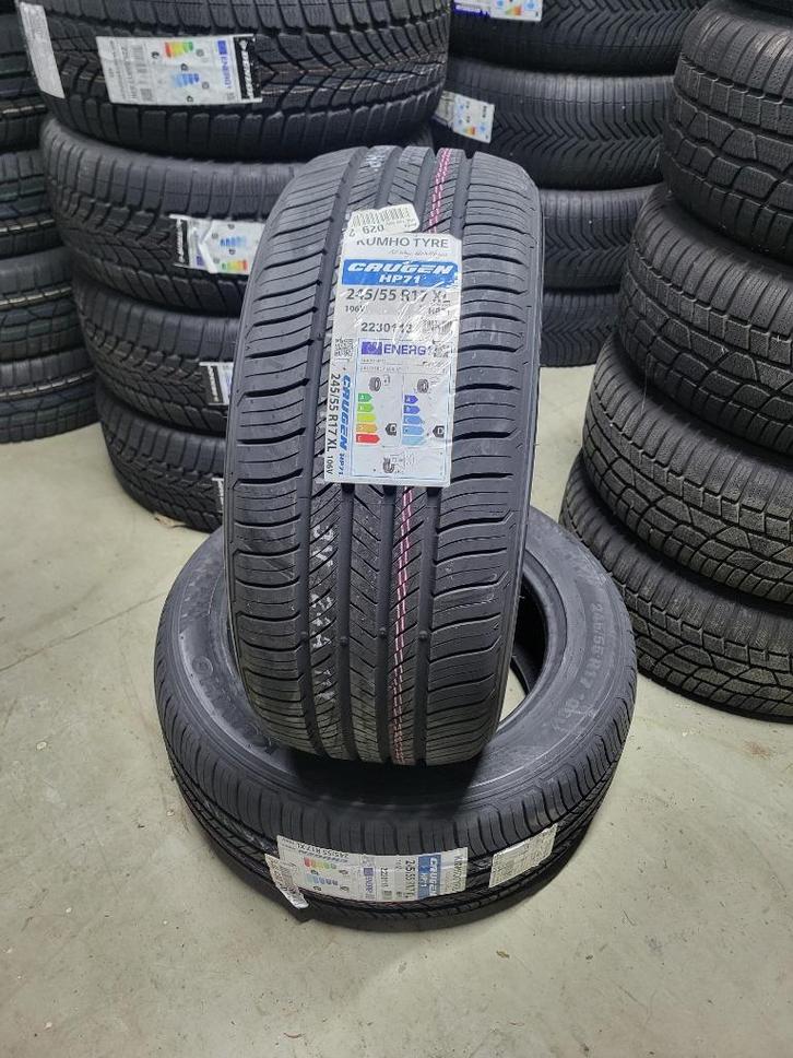 2 x 245/55/17 Kuhmo Crugen HP71 NIEUW 200,- ALL IN!, Auto-onderdelen, Banden en Velgen, Band(en), Zomerbanden, 17 inch, 245 mm