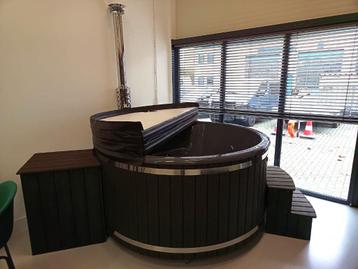 Hottub Q-tub XL Hybride Intern | Hot tub Houtgestookt | 6kW