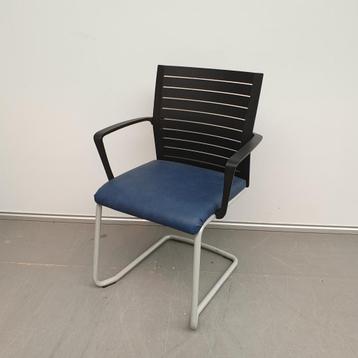 Steelcase kantoorstoel - blauwe nieuwe skai