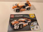 LEGO Creator 31089 Sunset Track Racer, Ophalen of Verzenden, Zo goed als nieuw, Complete set, Lego