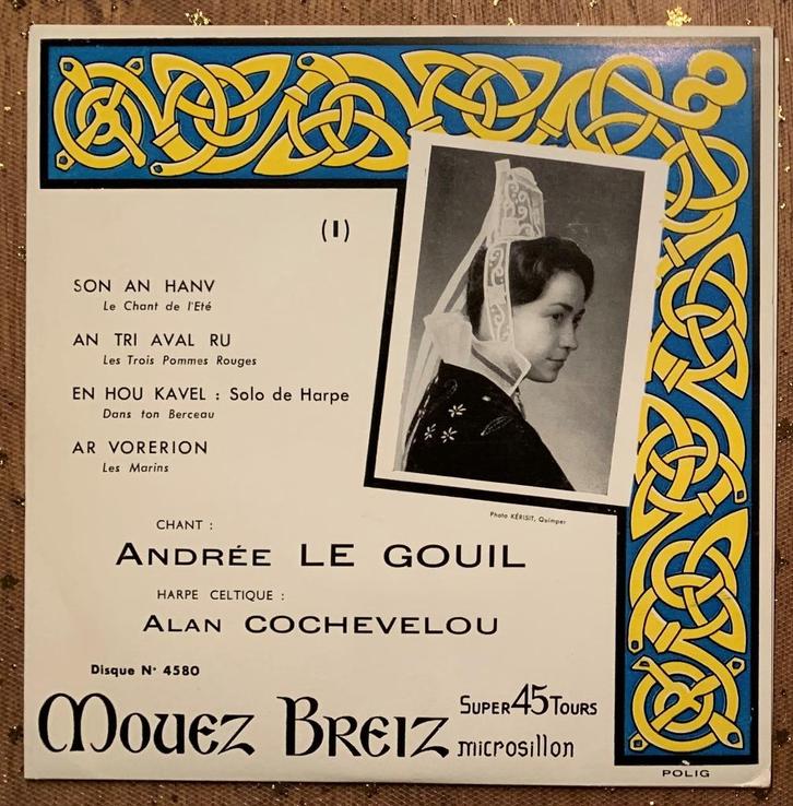 Alan Stivell  EP-tje 1959, Cd's en Dvd's, Vinyl | Wereldmuziek, Nieuw in verpakking, Overige formaten, Ophalen of Verzenden